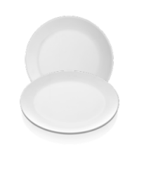 Kırılmaz Yuvarlak Tabak Internatıonal 17 cm