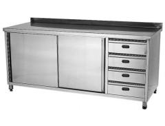 Çalışma Tezgahı Çekmeceli-Sürgü Dolaplı 190x60x85 cm