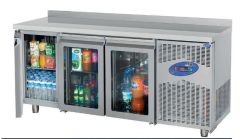 Tezgah Tipi 70 Cm Cam Kapılı Buzdolabı (3 KAPILI )